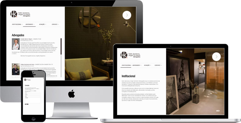 Site profissional em Porto Alegre, RJ e SP